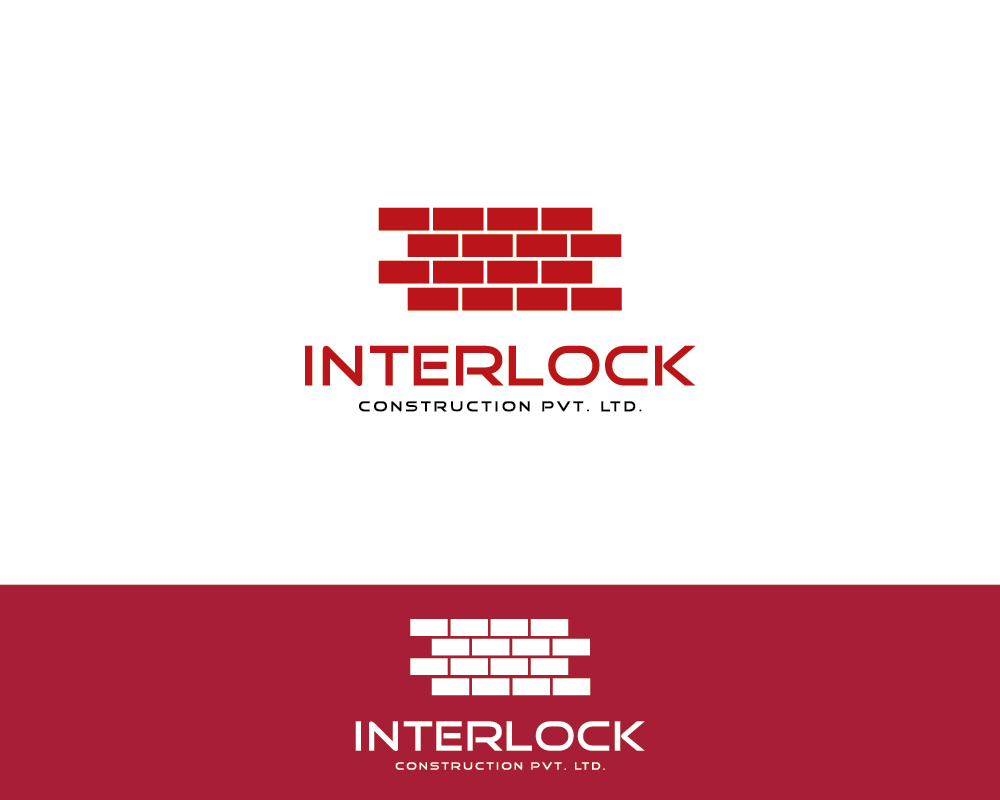 Logo Design by Deep Night for Interlock Construction  | Design #17061675
