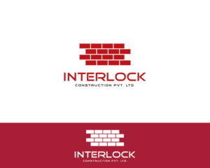 Logo Design by Deep Night for Interlock Construction  | Design: #17061675