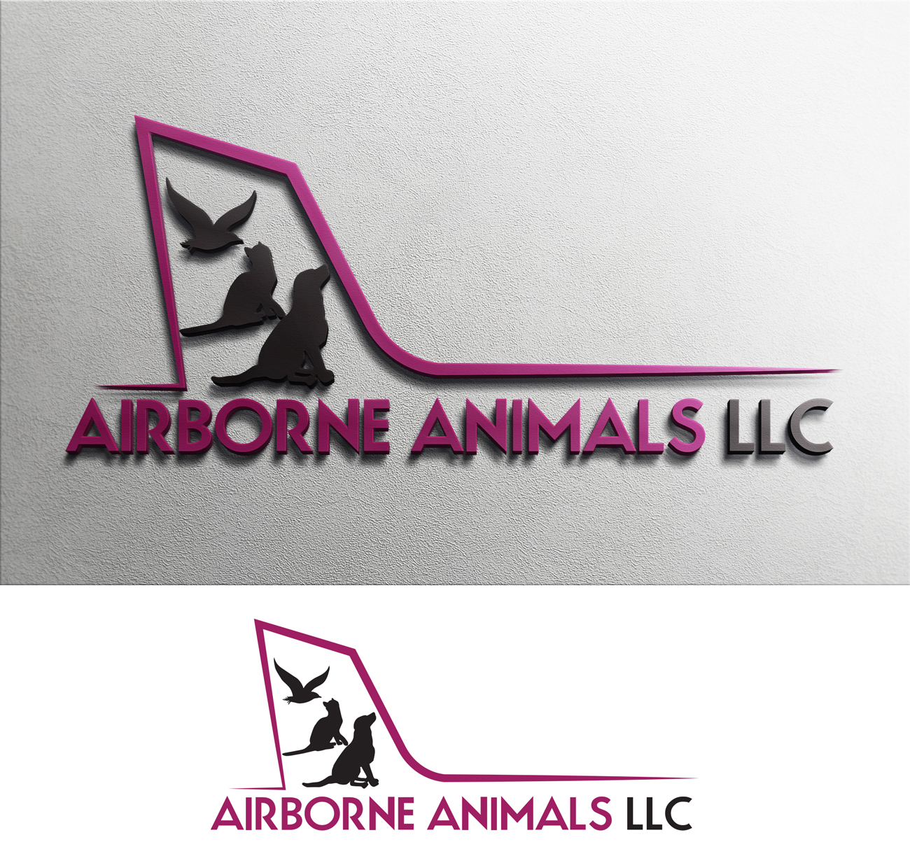 Logo-Design von Impressive Sol für Airborne Animals LLC | Design #15925650