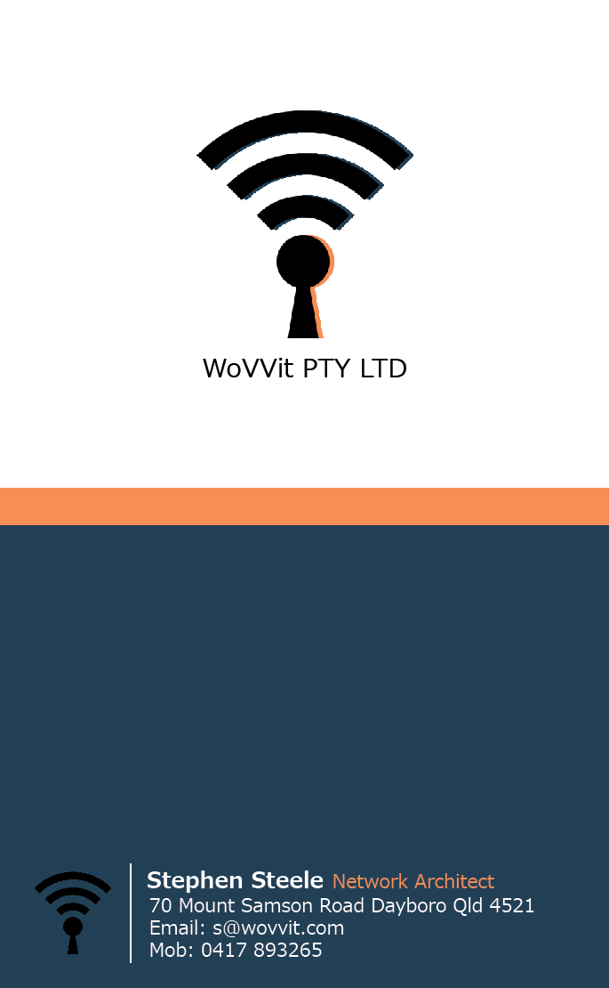 Business Card Design by  SerbanC for Wovvit Pty Ltd | Design #2647108
