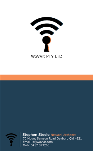 Business Card Design by  SerbanC for Wovvit Pty Ltd | Design: #2647108