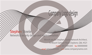 Business Card Design by Ahmer Mir