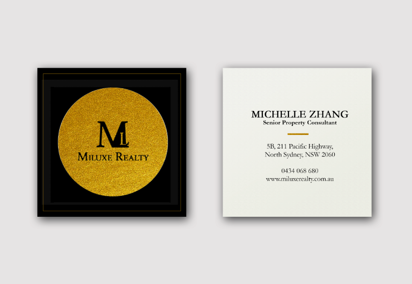 Business Card Design by Sarah Mathews for this project | Design #15925371