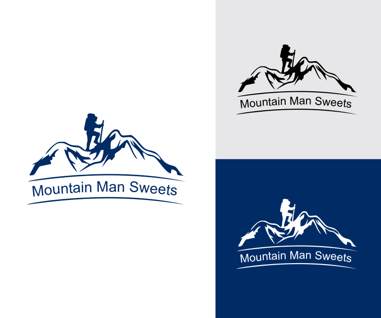 Logo Design by Bilyan Syahputra 2 for Mountain Man Sweets | Design #15915877