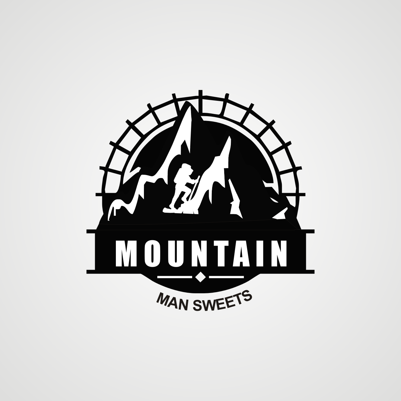 Logo Design by Bilyan Syahputra 2 for Mountain Man Sweets | Design #15915914