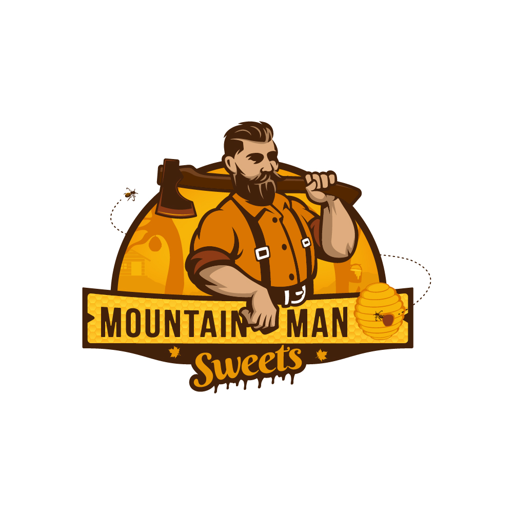 Logo Design by Tazmani for Mountain Man Sweets | Design #15915535