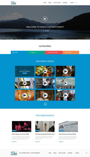 Web Design by pb for What's Up Northwest | Design: #15931695