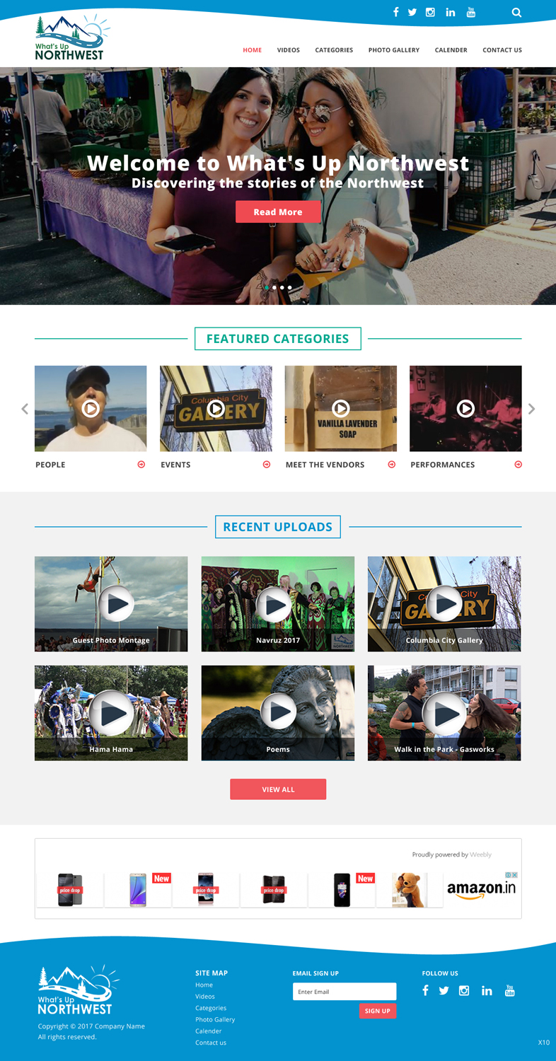 Web Design by pb for What's Up Northwest | Design #15931698