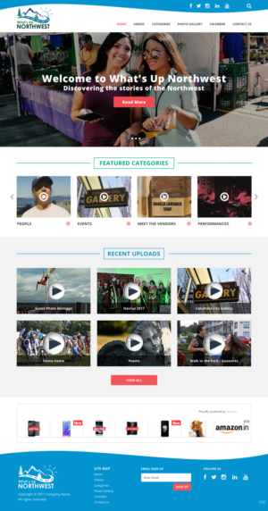 Web Design by pb for What's Up Northwest | Design: #15931698