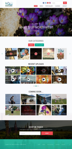 Web Design by pb for What's Up Northwest | Design: #15931705