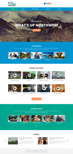 Web Design by pb for What's Up Northwest | Design: #15931706