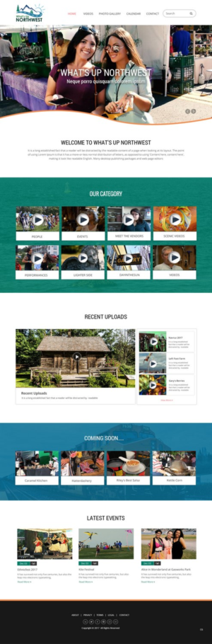 Web Design by pb for What's Up Northwest | Design: #15931707