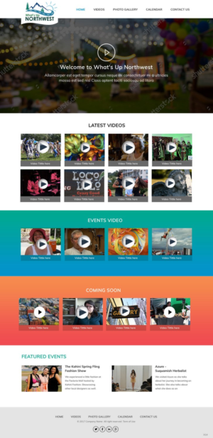 Web Design by pb for What's Up Northwest | Design: #15959999