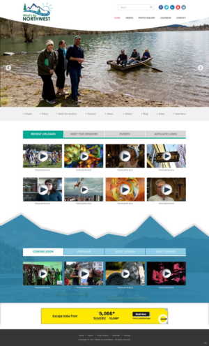 Web Design by pb for What's Up Northwest | Design: #15960000