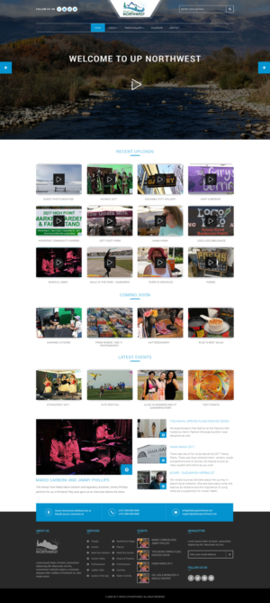 Web Design by Abhinav Katiyar for What's Up Northwest | Design: #15951096
