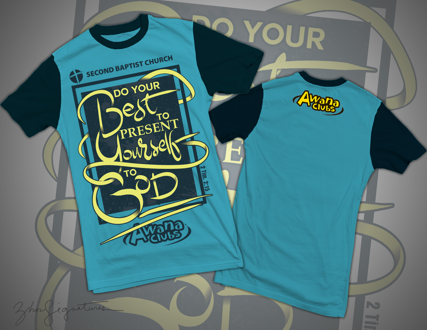 T-shirt Design by Zhor Signatures for Second Baptist La Grange | Design #16024100