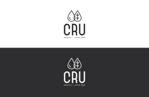 CRU Health + Juice Bar | Diseño de Logo por GLDesigns