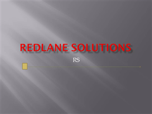 Diseño de Logo por Benson para Redlane Solutions, Inc. | Diseño #592976