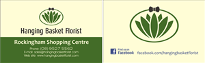Business Card Design by Shant for Hanging Basket Florist Pty Ltd | Design #2620662