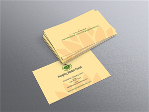 Business Card Design by diRtY.EMM for Hanging Basket Florist Pty Ltd | Design: #2617191