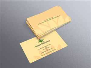 Business Card Design by diRtY.EMM for Hanging Basket Florist Pty Ltd | Design: #2617193