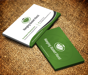 Business Card Design by Sarmishtha Chattopadhyay_loginchange for Hanging Basket Florist Pty Ltd | Design: #2621562