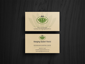 Business Card Design by HYPdesign for Hanging Basket Florist Pty Ltd | Design: #2618829