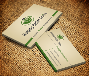 Business Card Design by Owaisias for Hanging Basket Florist Pty Ltd | Design: #2617198