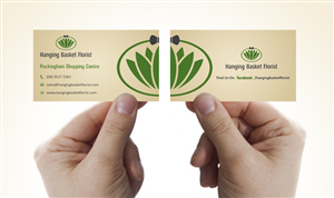 Business Card Design by Owaisias for Hanging Basket Florist Pty Ltd | Design: #2617574