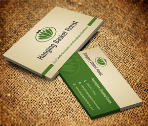 Business Card Design by Owaisias for Hanging Basket Florist Pty Ltd | Design: #2627369