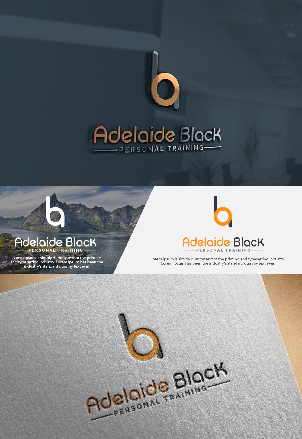 Logo Design by :) for Adelaide Black Personal Training | Design: #15967444