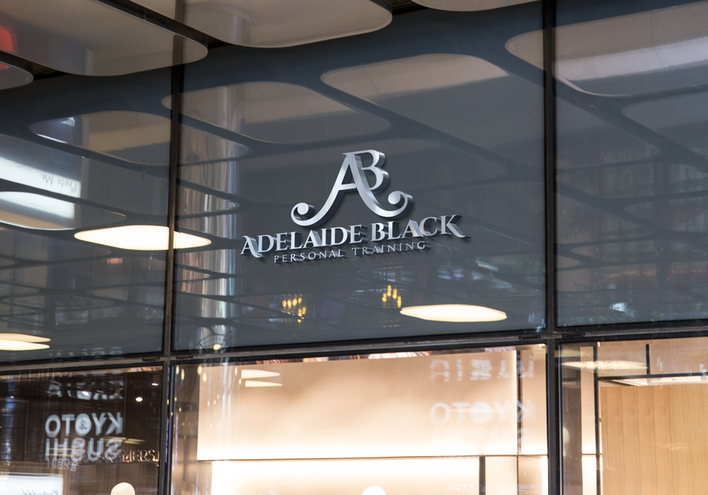 Diseño de Logo por A S design @ para Adelaide Black Personal Training | Diseño #15956307
