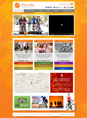 Web Design by Latest Design Ideas for Praha Bike | Design: #2705450