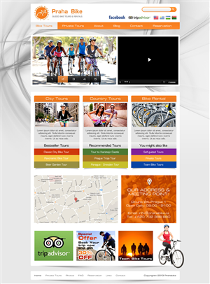Web Design by Latest Design Ideas for Praha Bike | Design: #2705516