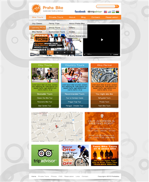 Web Design by Latest Design Ideas for Praha Bike | Design: #2724430