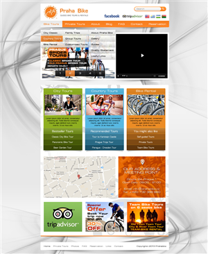 Web Design by Latest Design Ideas for Praha Bike | Design: #2735163