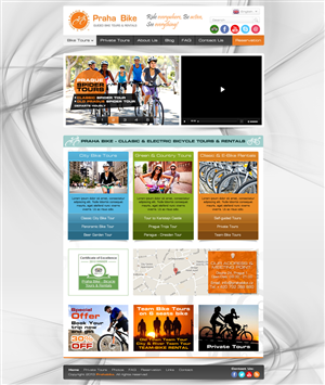Web Design by Latest Design Ideas for Praha Bike | Design: #2743486
