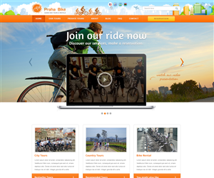Web Design by G_073 for Praha Bike | Design: #2747887