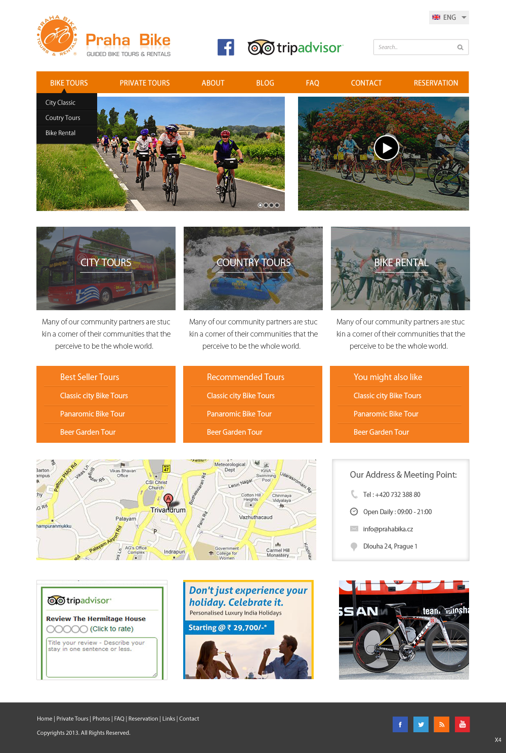 Web Design by pb for Praha Bike | Design #2629758