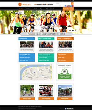Web Design by rvv for Praha Bike | Design: #2952157