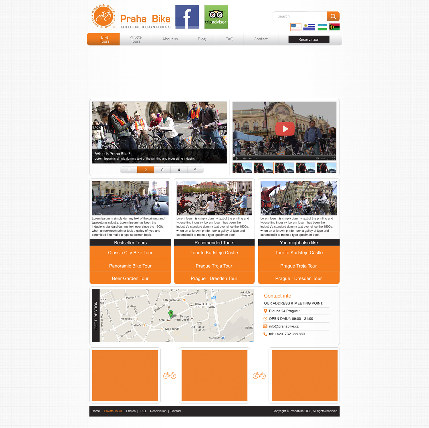 Web Design by Impressive Solutions for Praha Bike | Design #2624351