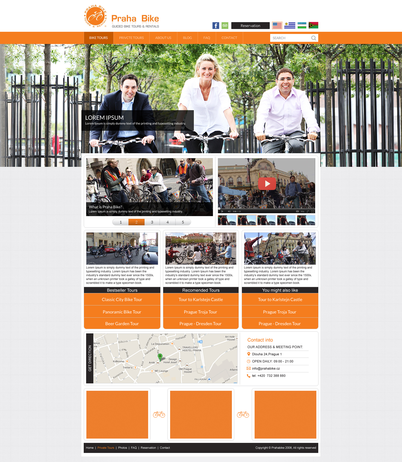 Web Design by Impressive Solutions for Praha Bike | Design #2637356