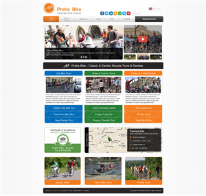 Web Design by Impressive Solutions for Praha Bike | Design: #2651023