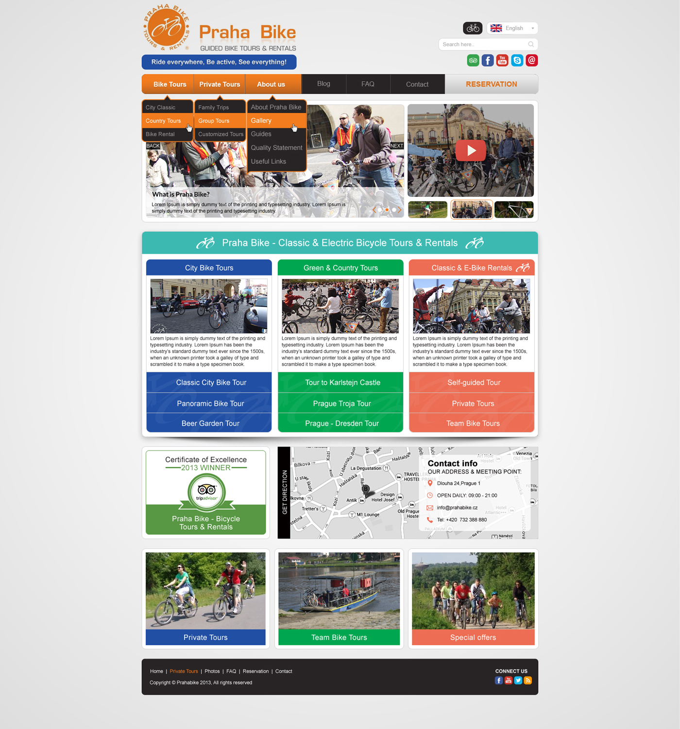Web Design by Impressive Solutions for Praha Bike | Design #2724791