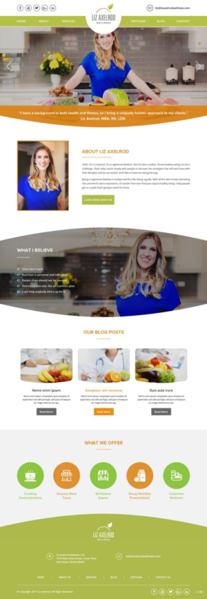 Wordpress Design by pb for this project | Design: #15931602