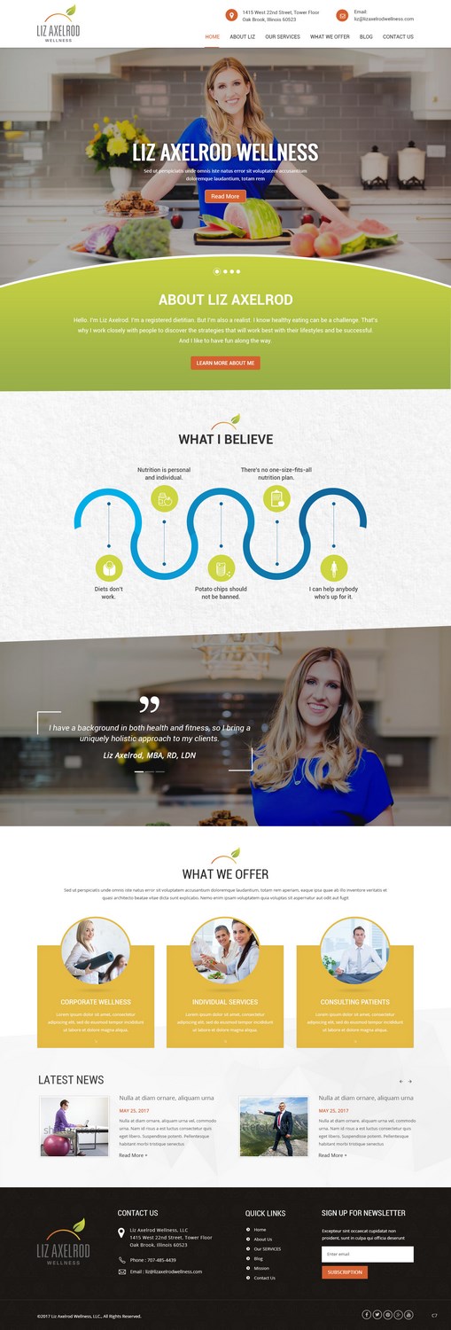 Wordpress Design by pb for this project | Design #15931603