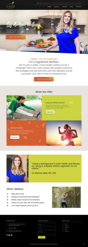 Wordpress Design by pb for this project | Design: #15931612