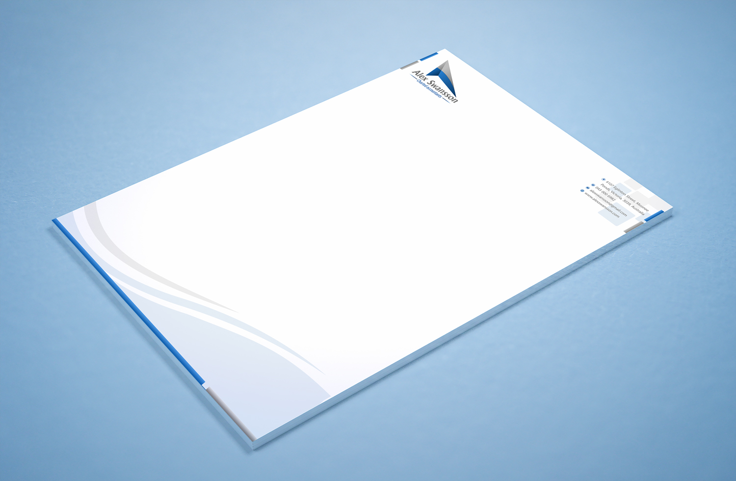 Letterhead Design by Petter Goms for this project | Design #15923777