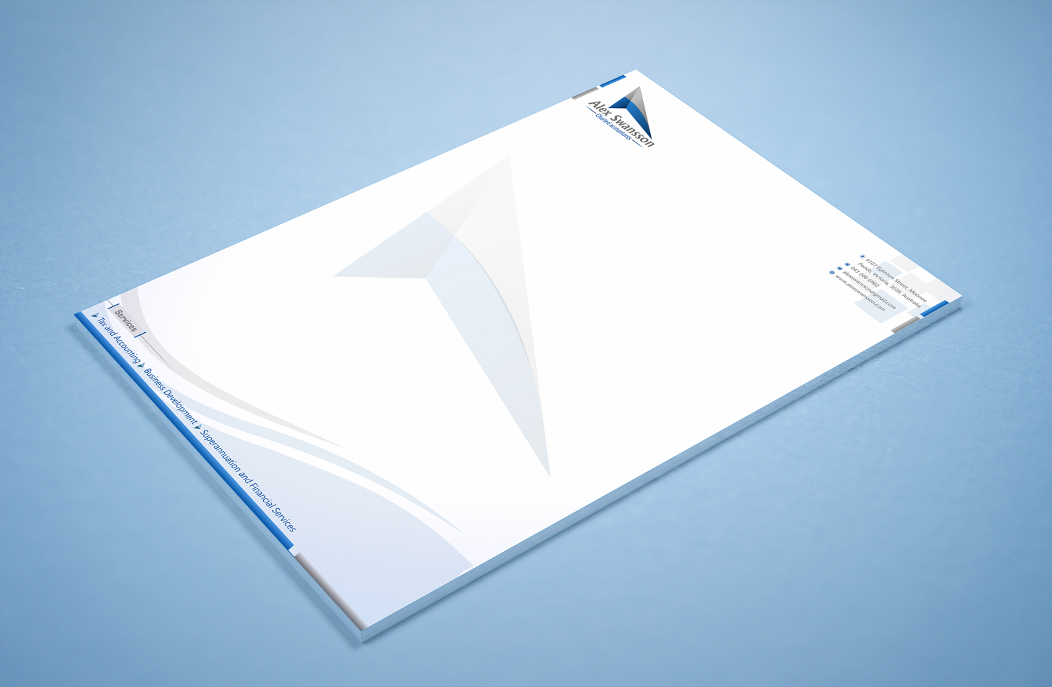 Letterhead Design by Petter Goms for this project | Design #15923778