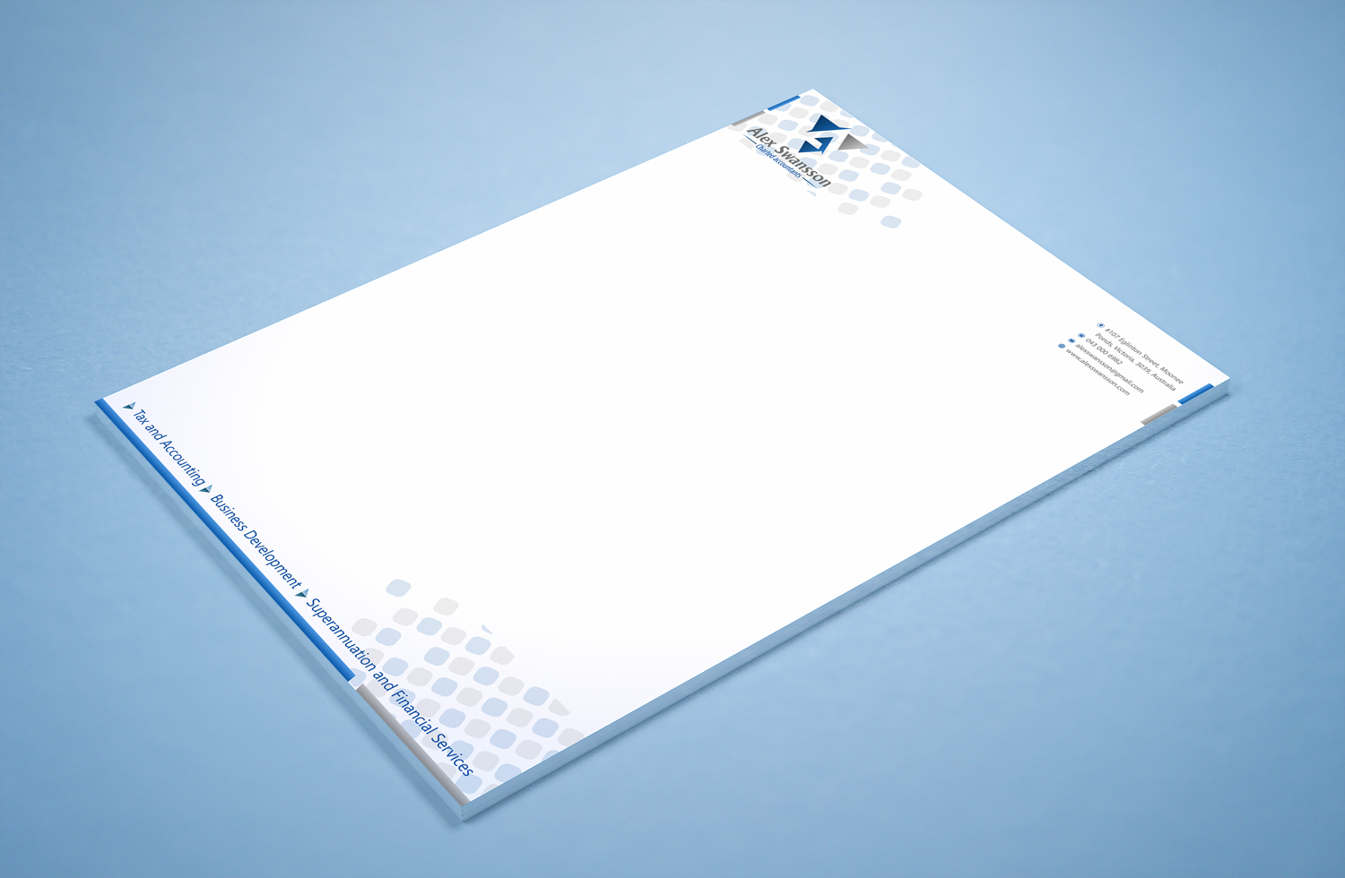 Letterhead Design by Petter Goms for this project | Design #15925682